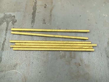 Messing Rohr 6x0,45mm